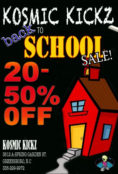 "Kosmic Kickz", "Back To School", "Rare Sneakers", "Exclusive Sneakers", "NC", "Greensboro"